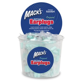 Đôi nút bịt tai Mack's Soft Foam mềm mại, giảm ồn tốt, chống ngáy, dùng khi ngủ, học tập, du lịch
