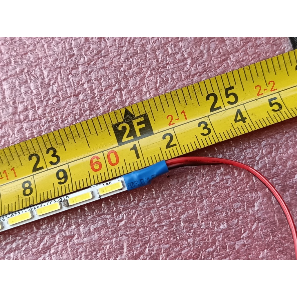 THANH ĐÈN LED VIỀN TIVI ASANZO 55SK900 VÀ CÁC HIỆU KHÁC, HÀNG MỚI 100%, BỘ 2 THANH, MỖI THANH 72 BÓNG 3V, DÀI 61cm