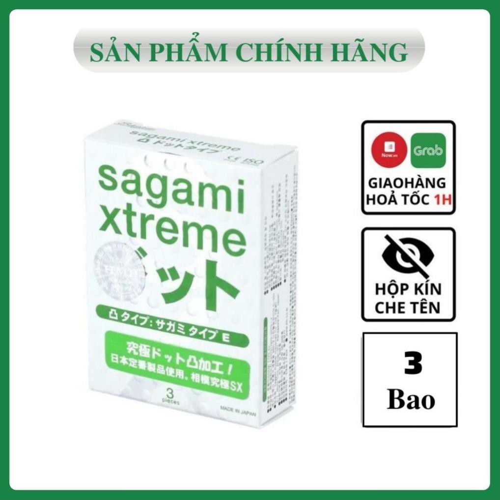 Bao cao su Gai Bi SAGAMI XTREME WHITE - Xuất Xứ Nhật Bản (HỘP 3 CHIẾC)