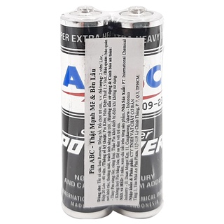 Vỉ 2 pin đũa 3a 1.5v abc super power
