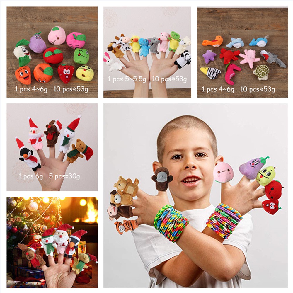 Rối Ngón Tay Hình Trái Cây Dễ Thương Cho Bé