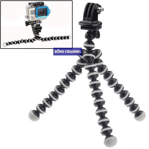 [Siêu Khuyến Mại] Tripod Bạch Tuộc, Chân Nhện Dùng Cho Điện Thoại, Máy Ảnh, Action Camera - Chính Hãng