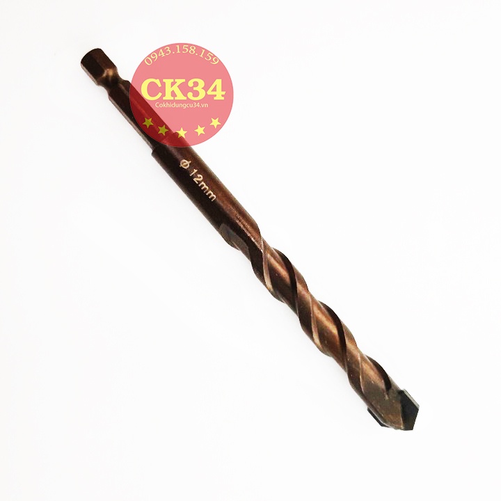 Mũi Khoan Đa Năng 2 Cạnh Chân Lục Giác Mũi khoan bê tông hàng Đài Loan