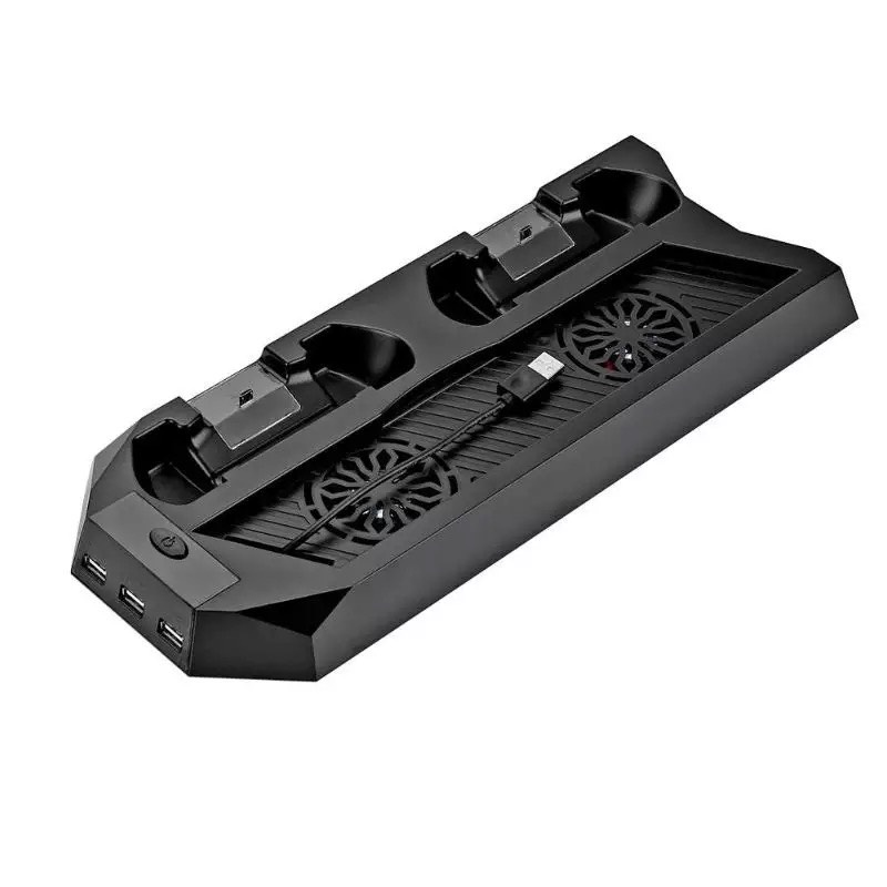 Đế tản nhiệt PS4 Fat , Quạt làm mát PS4, 3 cổng usb, 2 quạt làm mát cao cấp