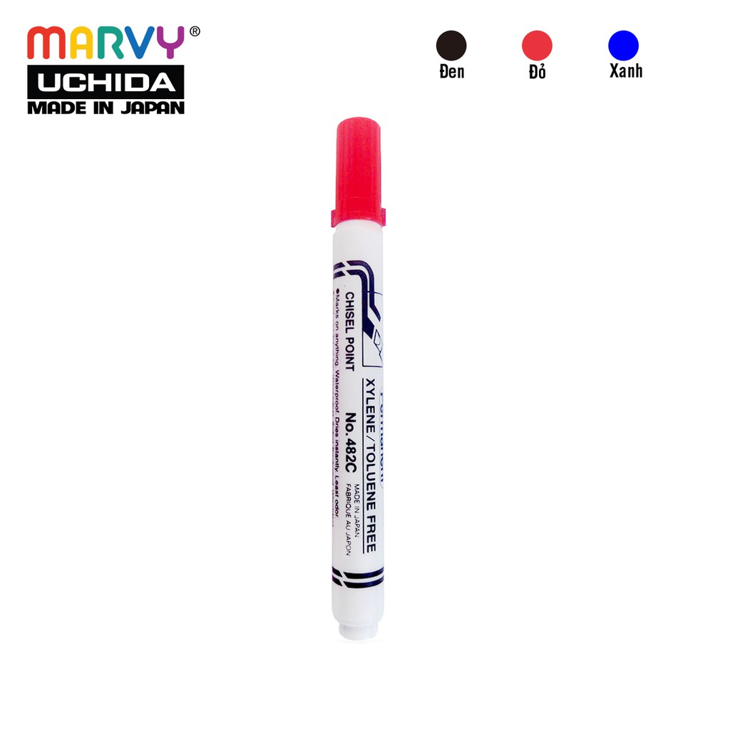 Bút Lông Dầu Đa Năng Đầu Vuông Marvy Uchida 482C