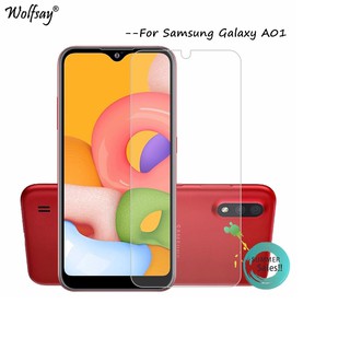 Kính cường lực 9H cho Samsung Galaxy A01 Core trong suốt bảo vệ màn hình