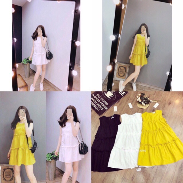 Váy đũi sát nách siêu yêu._