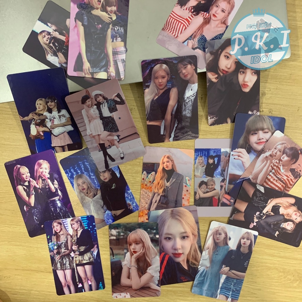 Bộ 18 Card Couple Lisa x Rosé - Card Đôi Sưu Tầm Đặc Biệt