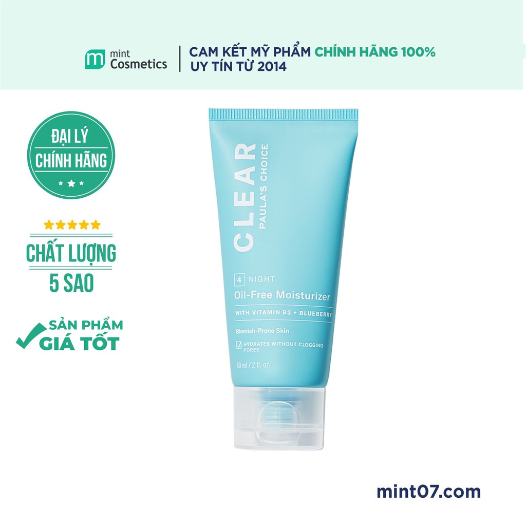 Kem Dưỡng Paula's Choice Clear Oil - Free Moisturizer