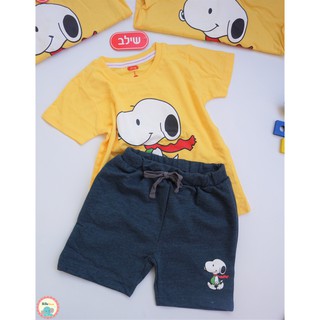 Bộ bé trai Muji chó Snoopy xuất khẩu