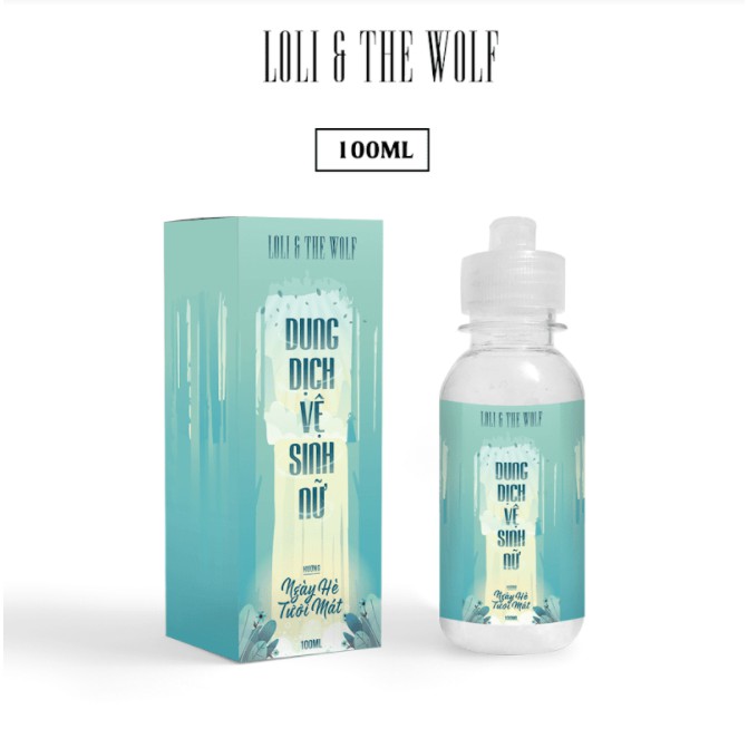 Dung dịch vệ sinh nữ thành phần tự nhiên chai 100ml - LOLI & THE WOLF