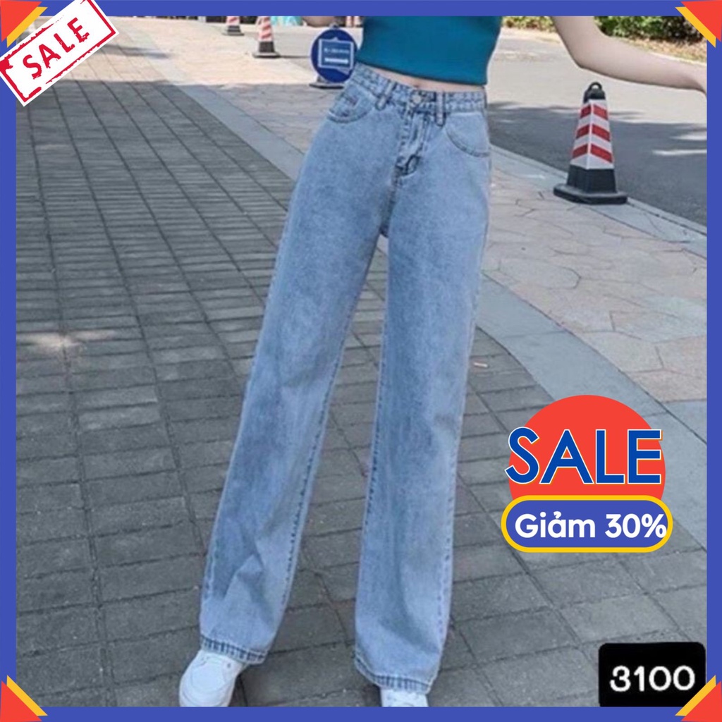 Quần jean nữ nam ống rộng JX1 denim_genz, quần bò nữ ống xuông lưng cao dáng suông ulzzang phong cách Hàn Quốc | BigBuy360 - bigbuy360.vn