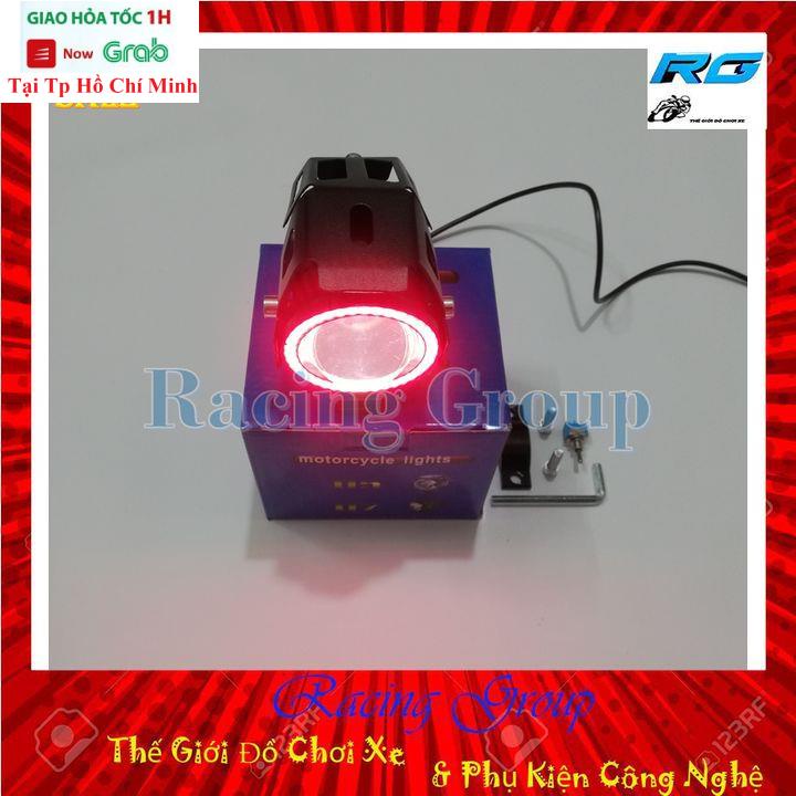 Đèn Trợ Sáng U7 Viền Led Đầy Đủ Phụ Kiện Có Công Tắc 3 Chân Trang Trí Xe Siêu Đẹp