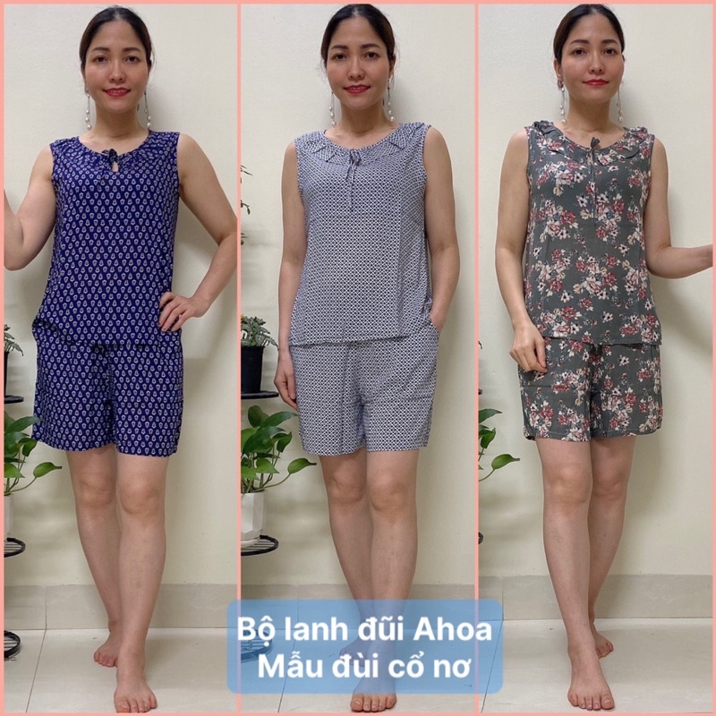 Bộ Đồ Lanh ( Tole) Đùi Lụa Nhật Cực Đẹp