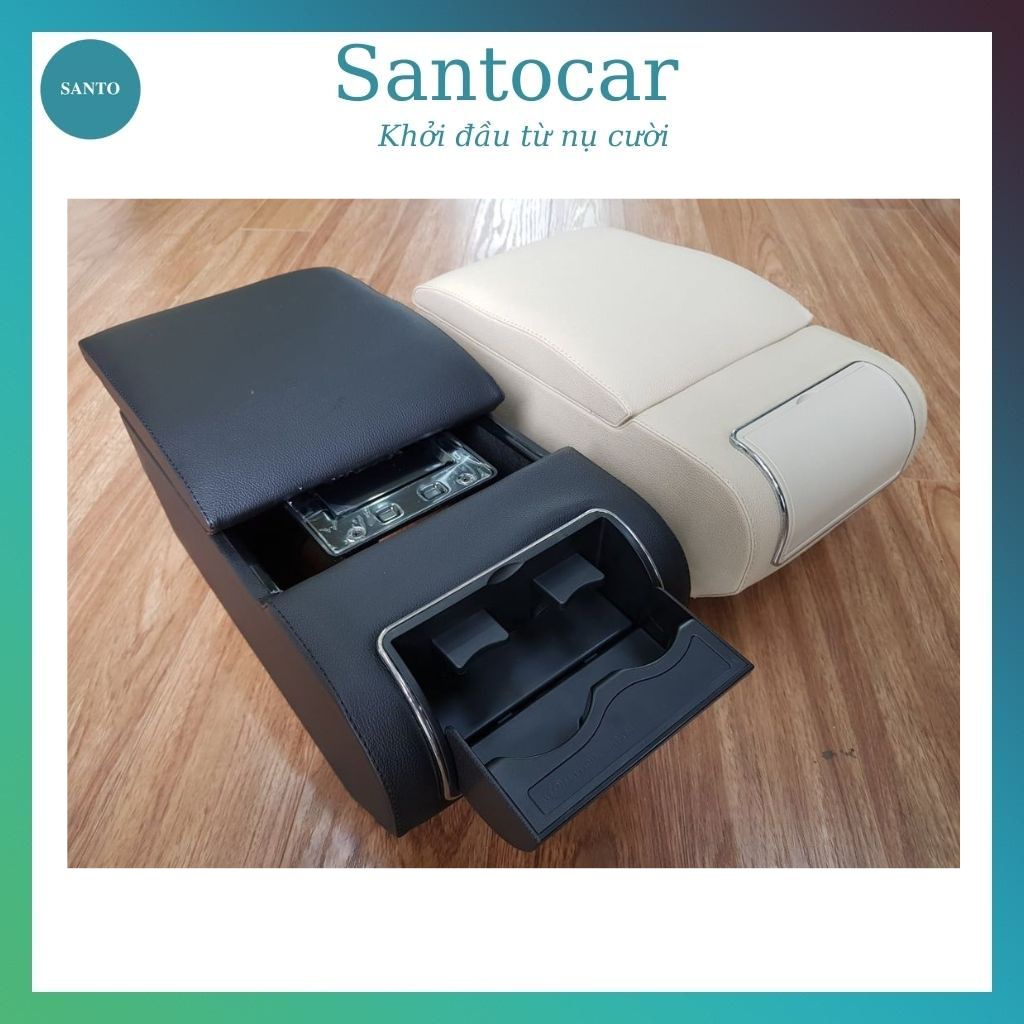 Hộp tỳ tay Xpander, bệ tỳ tay Xpander cao cấp Kibbet - Santocar