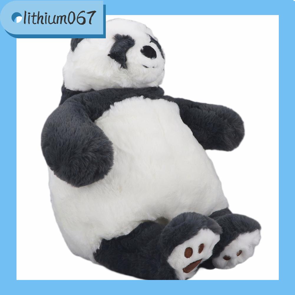 Lithium067 Lithium067 Panda Búp bê Nhồi bông Trẻ em Mềm mại Dễ thương Tinh tế Đồ chơi sang trọng Trang trí nội thất Quà tặng sinh nhật