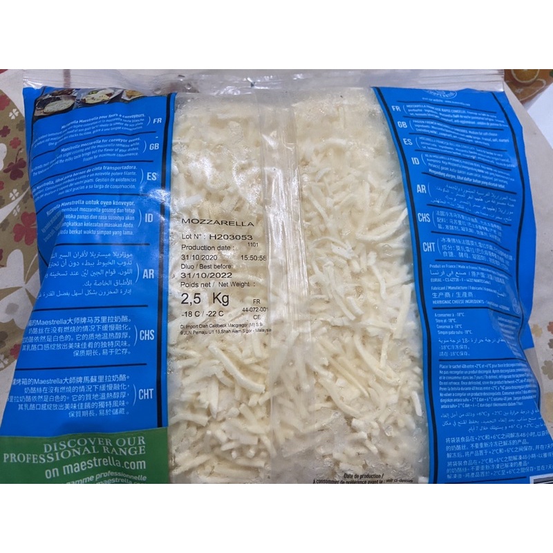 Phô mai bào sợi mozzarella ( shop có nhận bỏ sỉ và ship tỉnh ạ)