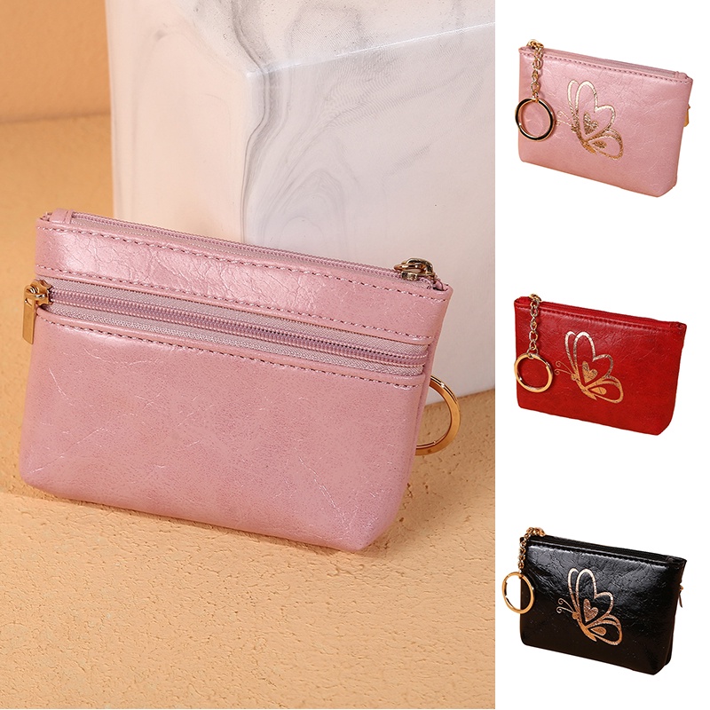 Ví Mềm Cầm Tay Họa Tiết Bướm Nhiều Màu Sắc Cho Nữ