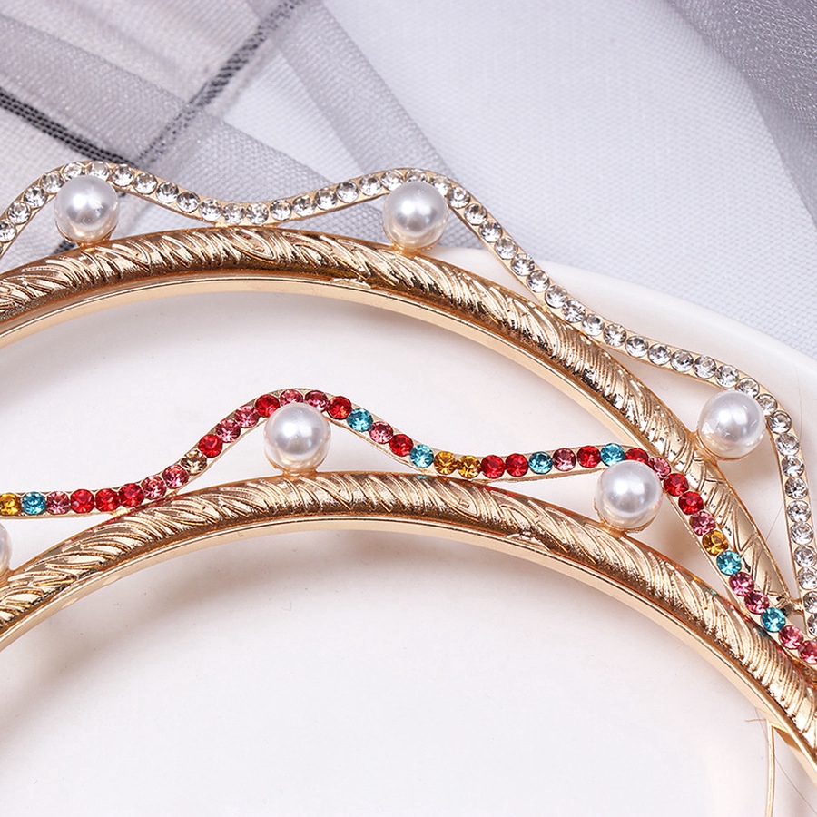 Cài tóc hình vương miện đính đá xinh xắn dành cho phái đẹp