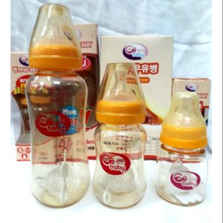 BÌNH SỮA PPSU GB BABY CỔ HẸP 80ml/120ml/270ml ( tặng kèm 1 núm ti silicon )