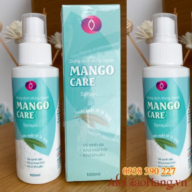 Mango Care Nước xịt khuẩn, rửa tay khô