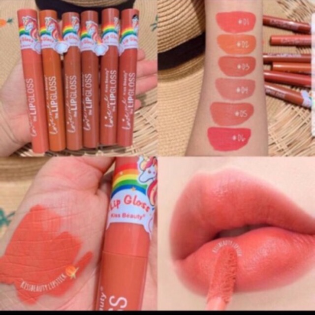 (hàng Mới Về) Son Môi Kiss Beauty Màu Nude 7883-03a | BigBuy360 - bigbuy360.vn