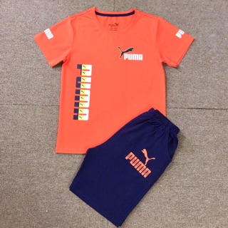 Bộ cotton bé trai in puma sz đại