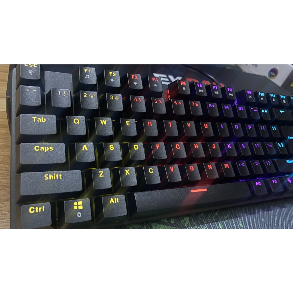Bàn phím cơ Edra EK313 LED Rainbow  BẢO HÀNH 24 THÁNG CHÍNH HÃNG