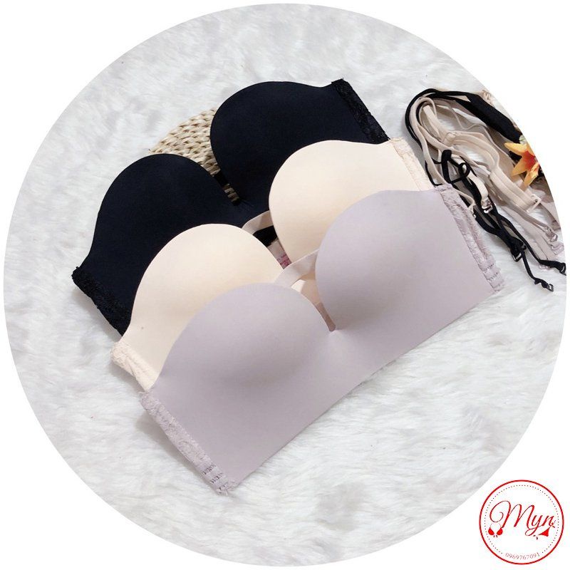 ÁO SU CHỐNG TỤT DÂY ÁO VIỀN REN CO GIÃN SEXY CUỐN HÚT MẶC ÁO VÁY HỞ LƯNG VAI