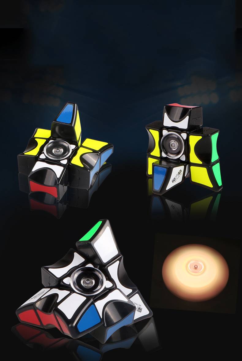 QIYI SPINNER Đồ Chơi Khối Rubik 1x3 X 3 Nhiều Màu Sắc Dễ Thương Cho Bé