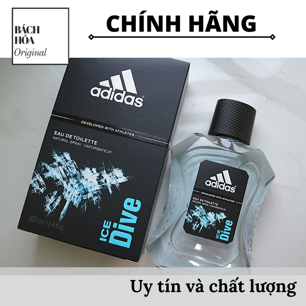 Nước hoa thể thao Adidas ICE DIVE 100ml - FULL BOX