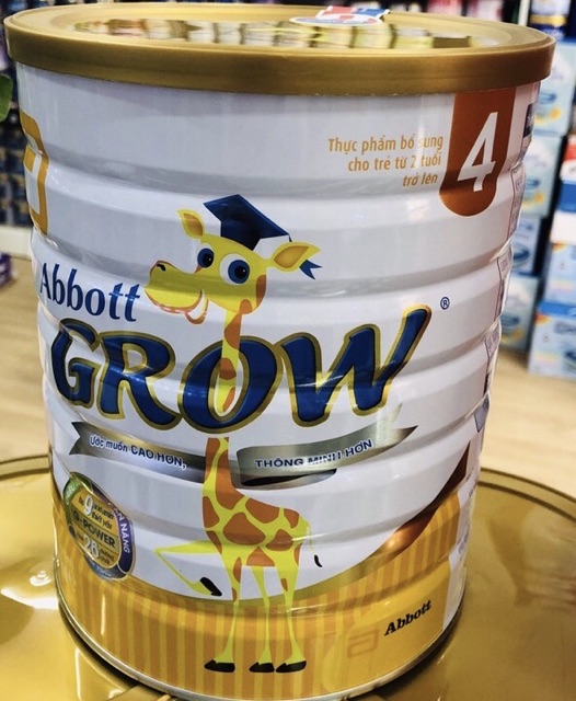 Date 2023-Sữa Abbott Grow 3 Lon 900g/ Grow 4 Lon 900g/ Grow 4 Lon 1.7Kg