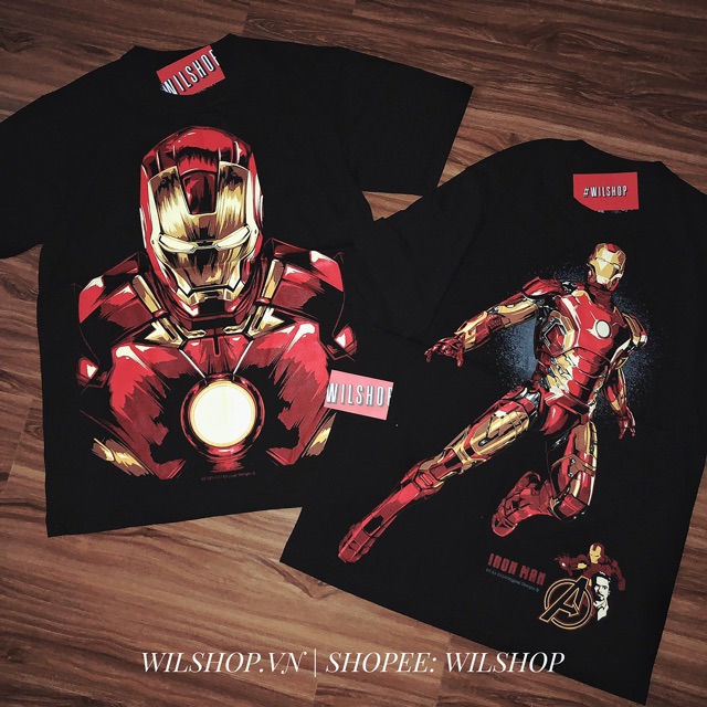 IRON MAN - ÁO MARVEL IN 3D - ÁO THUN UNISEX  - SIÊU ANH HÙNG
