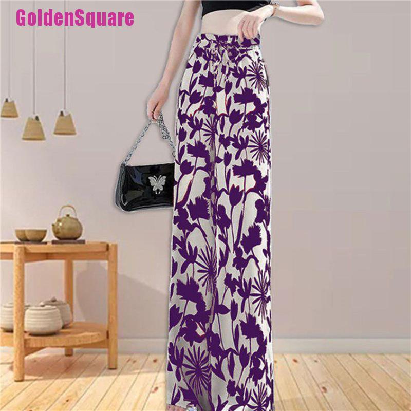 Quần Dài Nữ Ống Rộng In Hoa Thời Trang | BigBuy360 - bigbuy360.vn