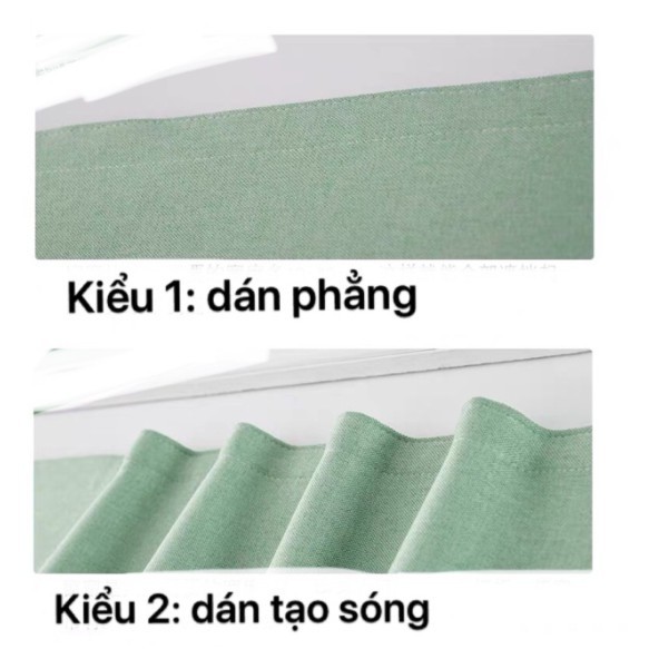 Rèm dán keo không cần thanh treo (nhiều mẫu và size)