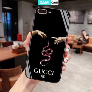 Ốp lưng kính iphone 8 Plus hình Gucci - Samcase