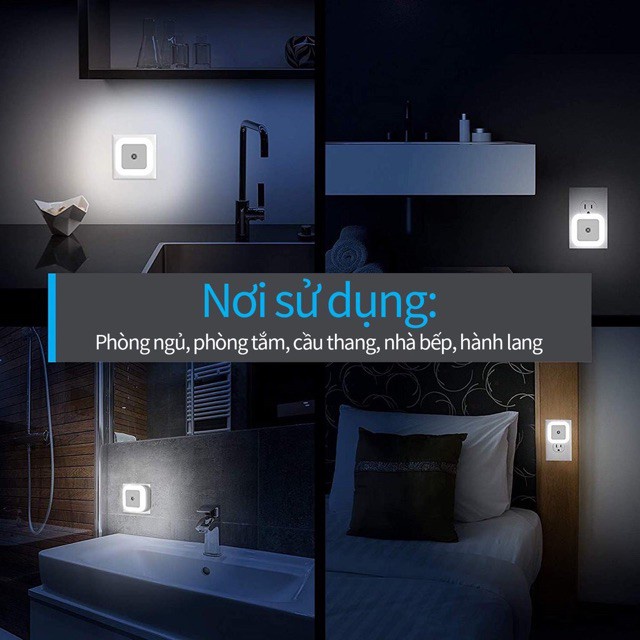 Đèn Ngủ Thông Minh Tiết Kiệm Năng Lượng Tự Động Bật Tắt Có Màu Sắc Hồng Cho Phòng Ngủ | BigBuy360 - bigbuy360.vn