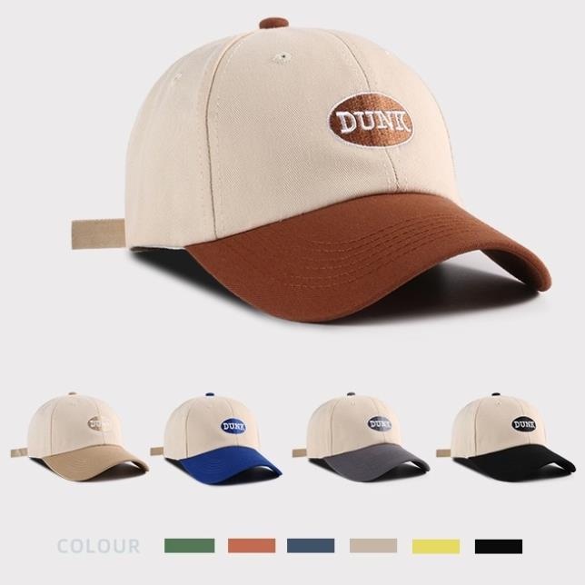 Mũ Lưỡi Trai DUNK Nón Kết Nam Nữ Thời Trang Phối 2 Màu Cá Tính Chất Vải Kaki Dày Nhiều Màu Hot Trend