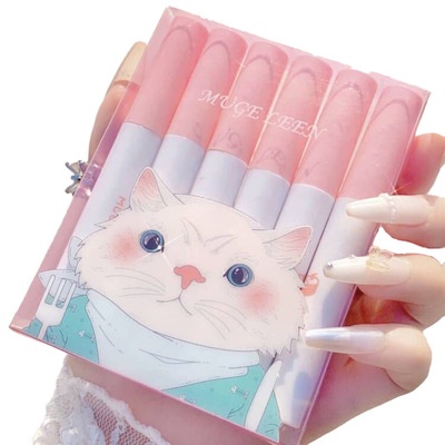 [Hàng mới về] Son kem lì mịn mượt như nhung không dính cốc lâu trôi không phai màu