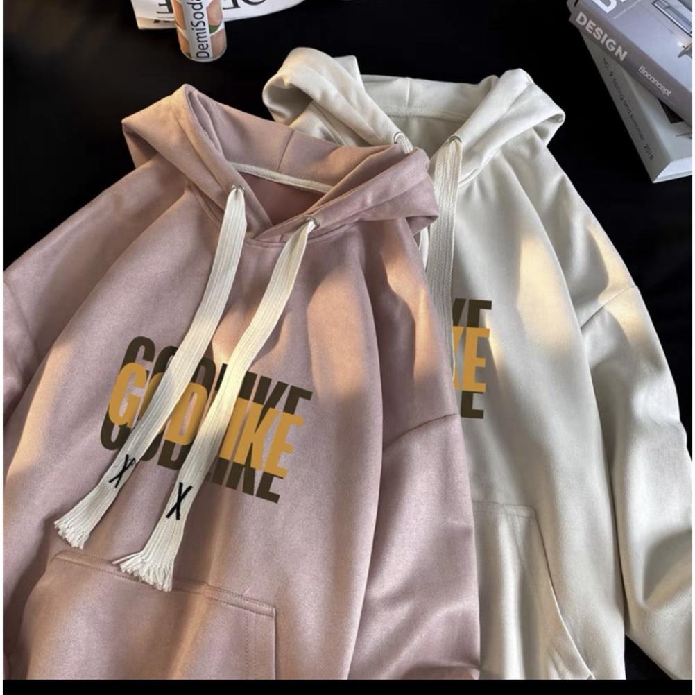 Áo Hoodie Chất Nỉ Nam Nữ Form Rộng Unisex Chữu Good Oversize Sweater