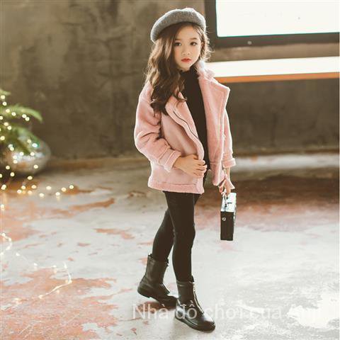 Winter girl cashmere coat