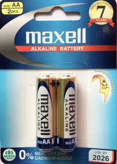 Pin Maxell Alkaline AA