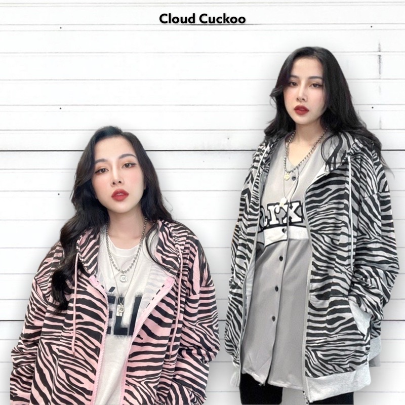 Áo Khoác Khóa Kéo Phong Cách Zebra - Mã Số: Hd070
