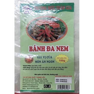 Bánh đa vuông cuốn gỏi 100g