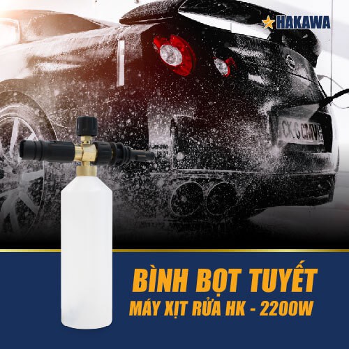 Bình tạo bọt tuyết xịt rửa HAKAWA - HK-2200W - Sản phẩm chính hãng HAKAWA