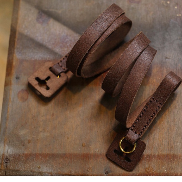 Dây đeo máy ảnh Da Bò Thật - RAM Leather A2