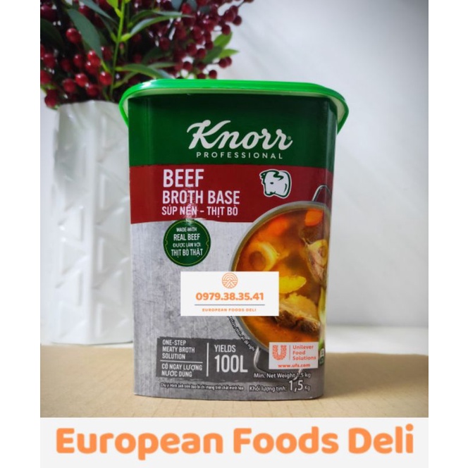 Súp Nền Thịt Bò Knorr Beef Broth Base