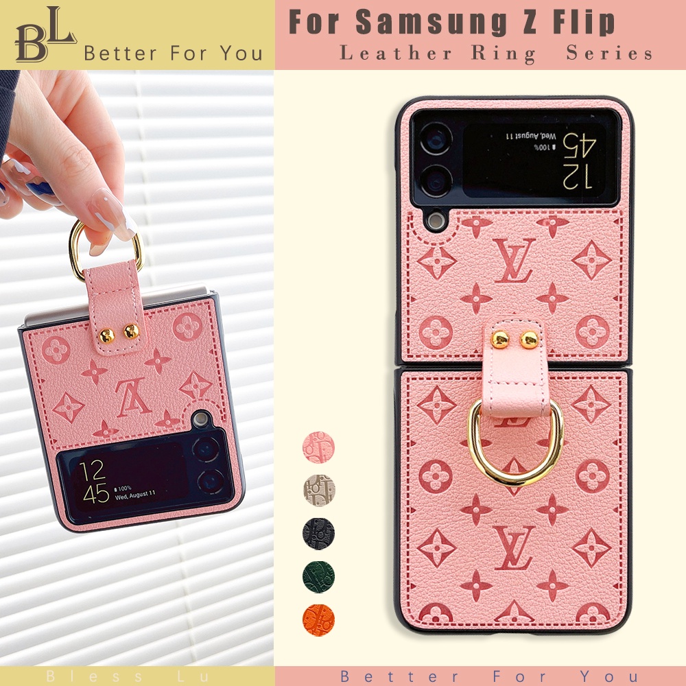 Bao Da Điện Thoại Samsung Z Flip 5 3 4 2 1 Fold 5 3 2 Giá Đỡ Nắp Gập Dạng Ví Có Ngăn Đựng Thẻ Họa Tiết Nổi Sang Trọng Cho