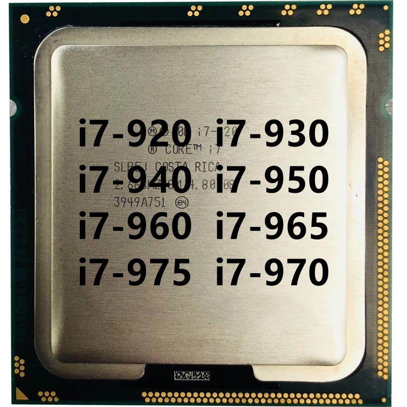 i7-920 i7-930 i7-940 i7-950 i7-960 i7-965 i7-975 i7-970 Bộ xử lý CPU Quad Core LGA 1366