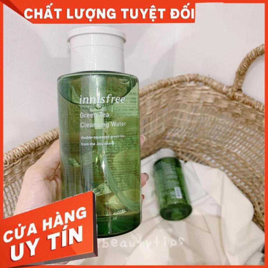 [Freeship - Hàng Auth] Nước tẩy trang - Tẩy trang Innisfree Green tea pure cleansing water Hàn Quốc 300ml